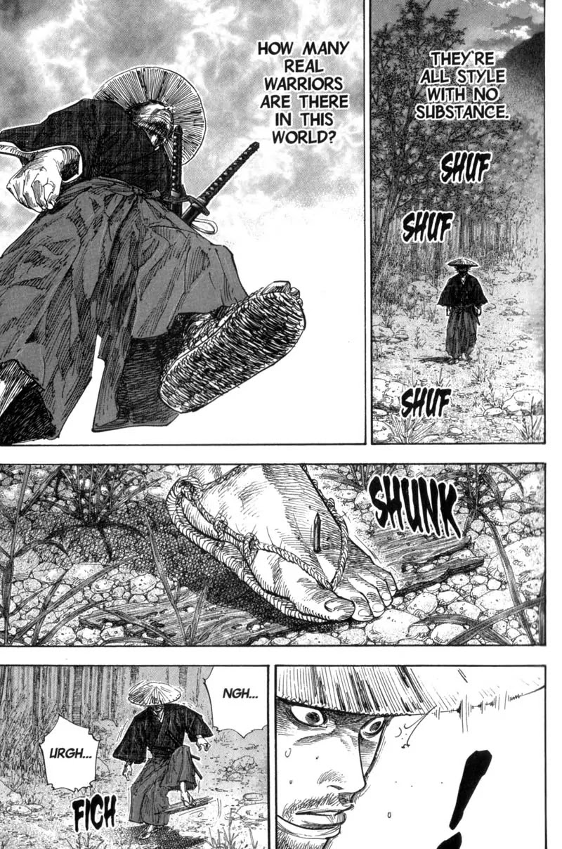 Vagabond manga, chapter 108, page 18 of 23