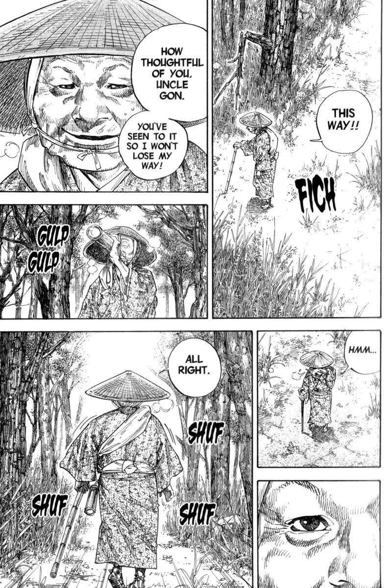 Vagabond manga, chapter 110, page 18 of 21