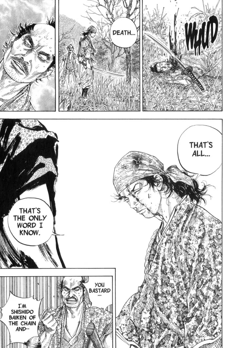 Vagabond manga, chapter 118, page 17 of 20