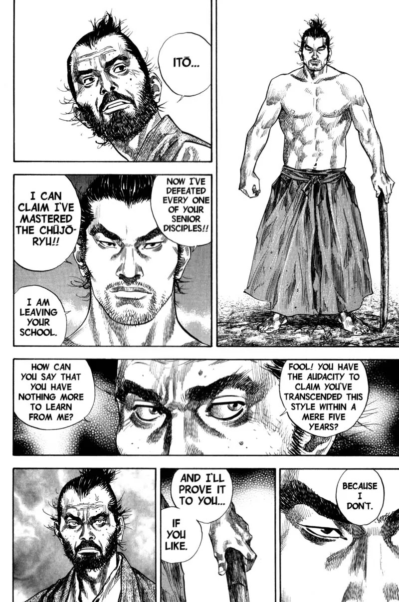 Vagabond manga, chapter 128, page 13 of 23