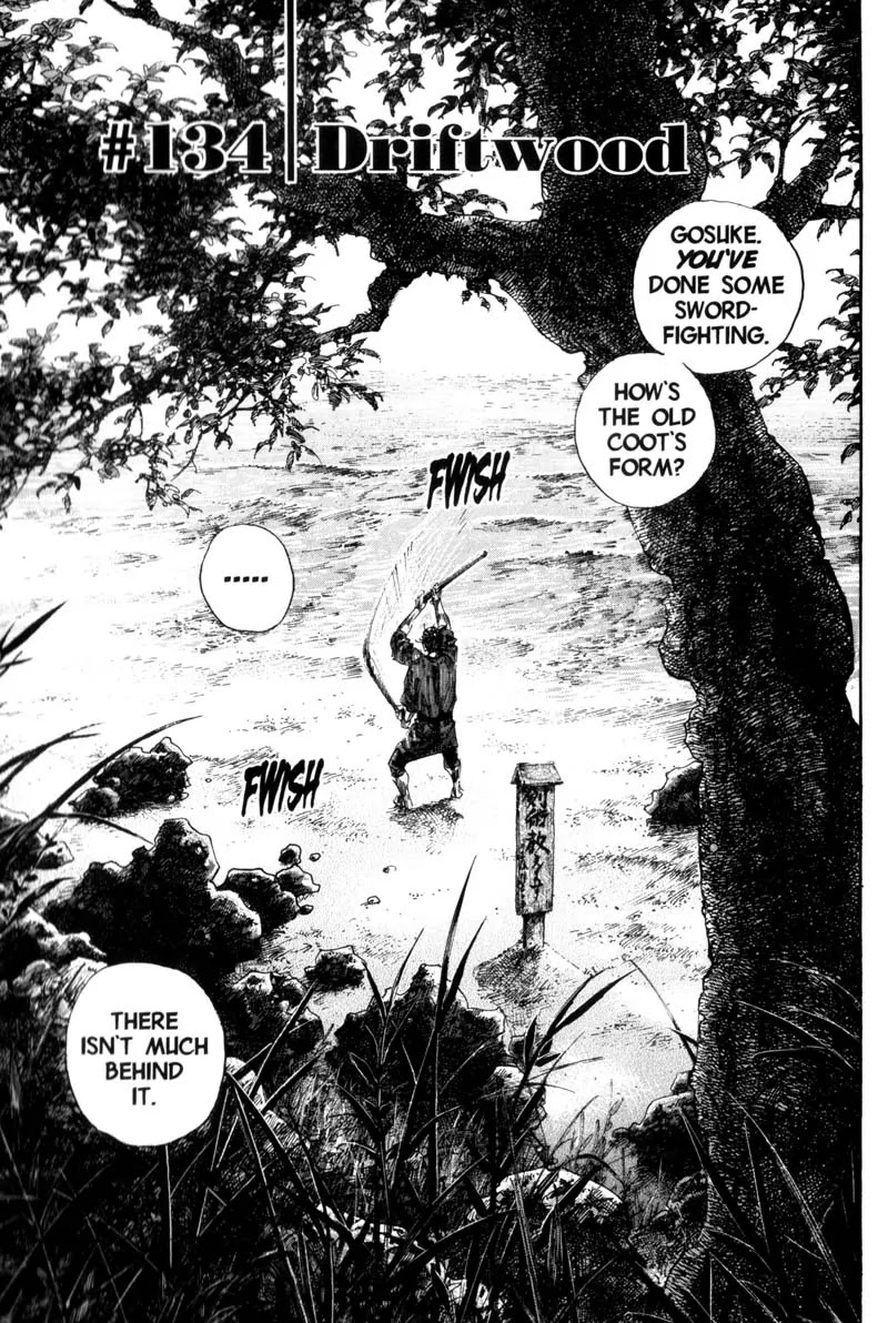 Vagabond manga, chapter 134, page 1 of 22