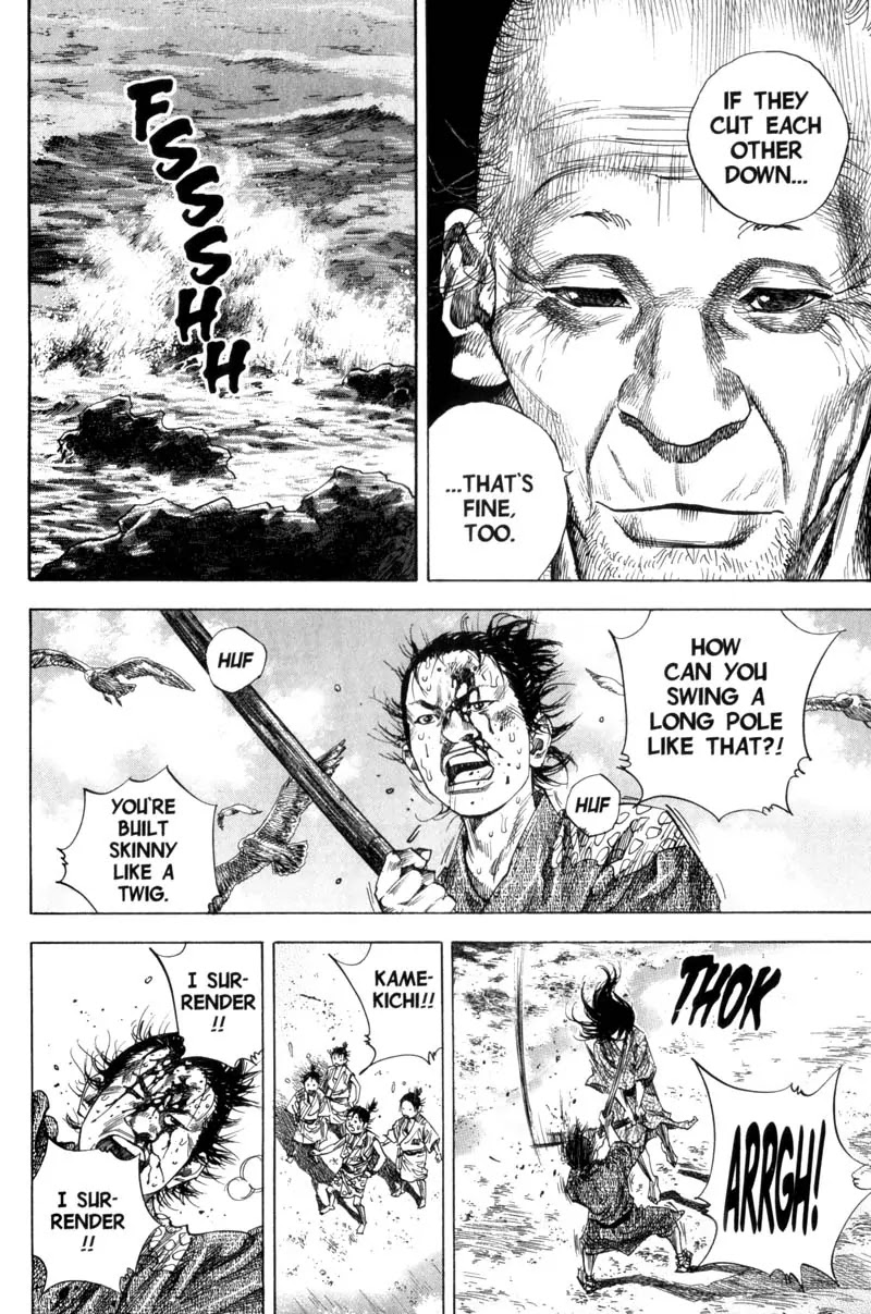 Vagabond manga, chapter 136, page 16 of 23