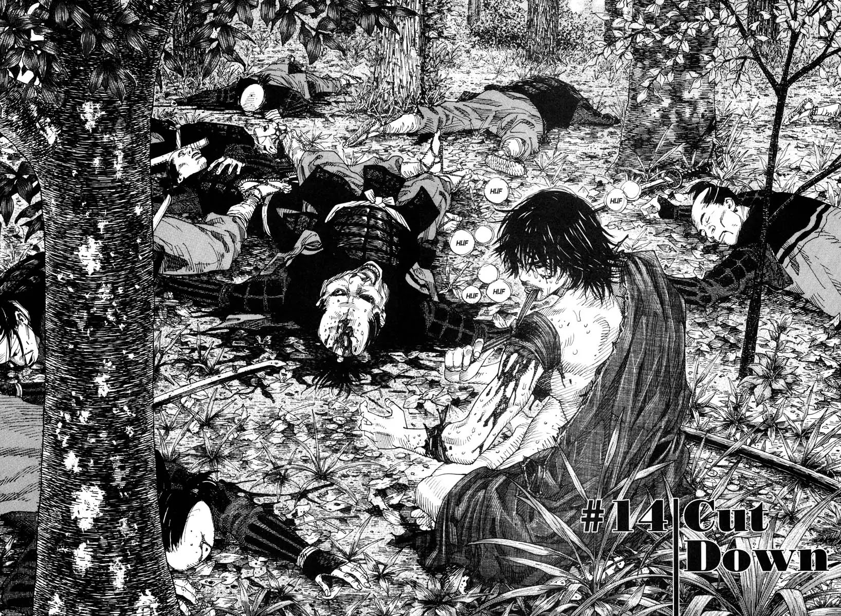 Vagabond manga, chapter 14, page 2 of 21