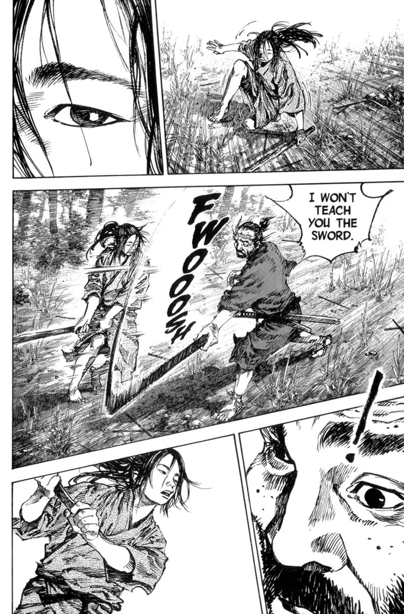 Vagabond manga, chapter 144, page 19 of 29