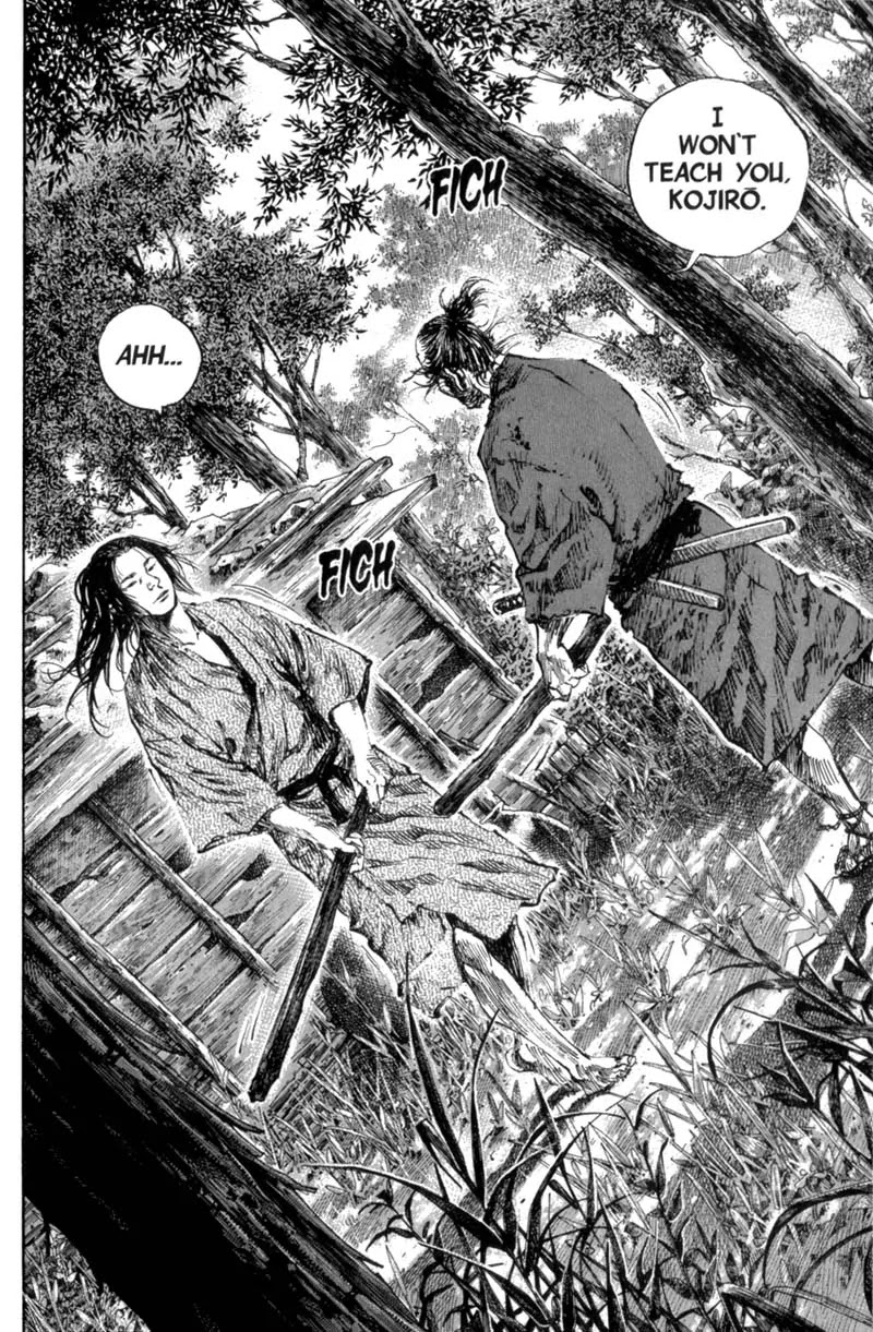 Vagabond manga, chapter 144, page 27 of 29