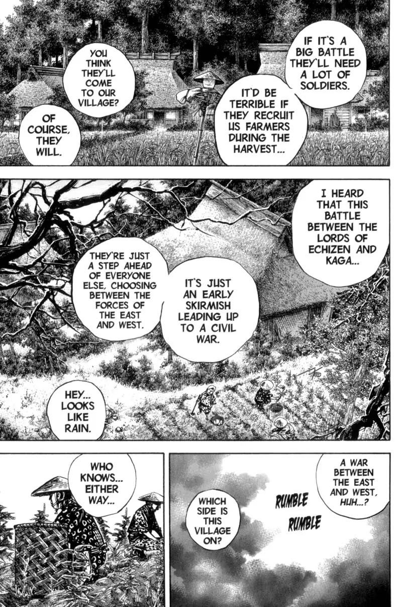 Vagabond manga, chapter 145, page 3 of 22