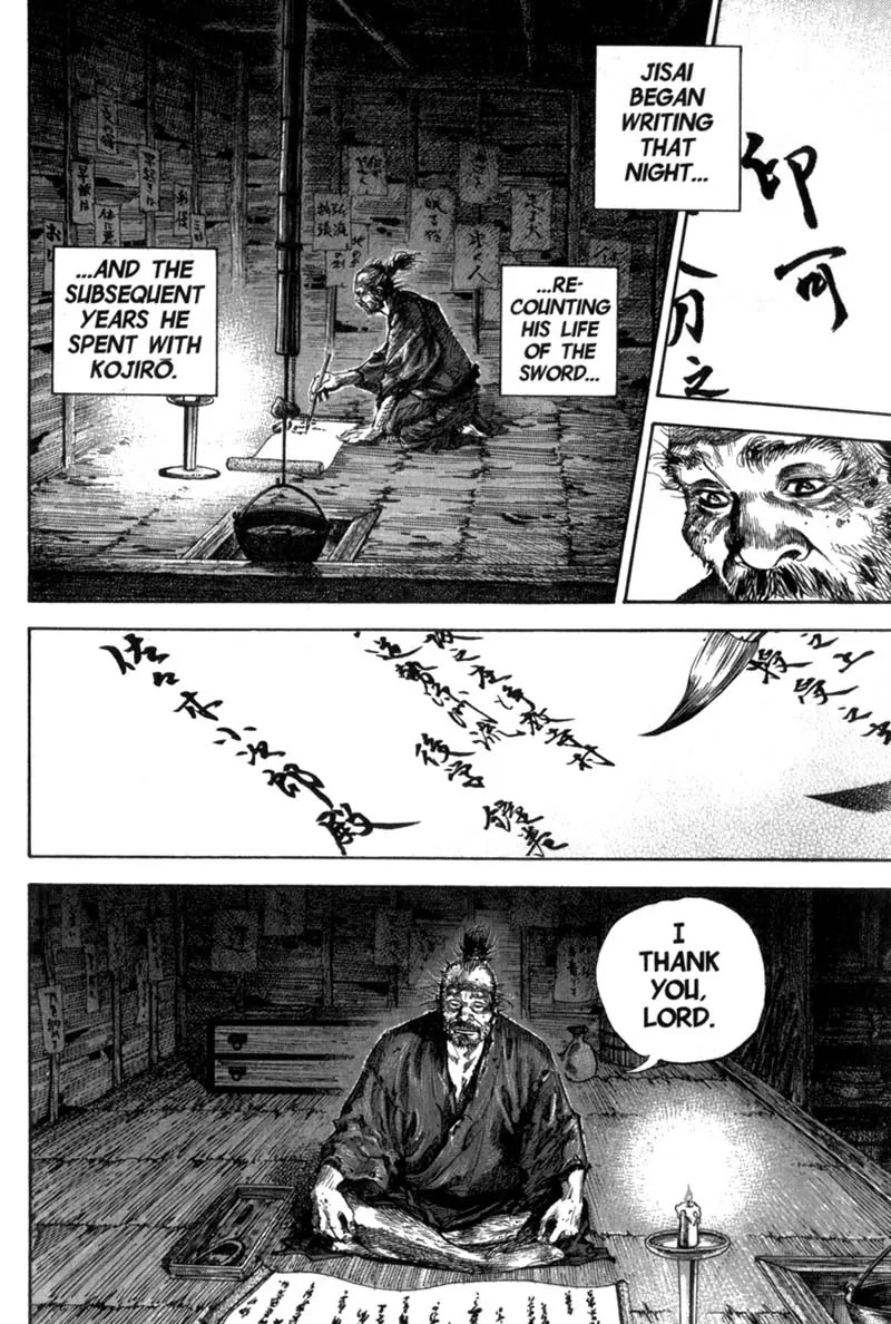 Vagabond manga, chapter 156, page 25 of 25