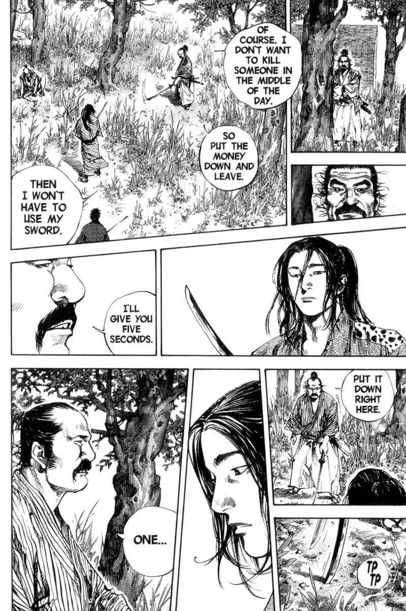 Vagabond manga, chapter 157, page 13 of 27