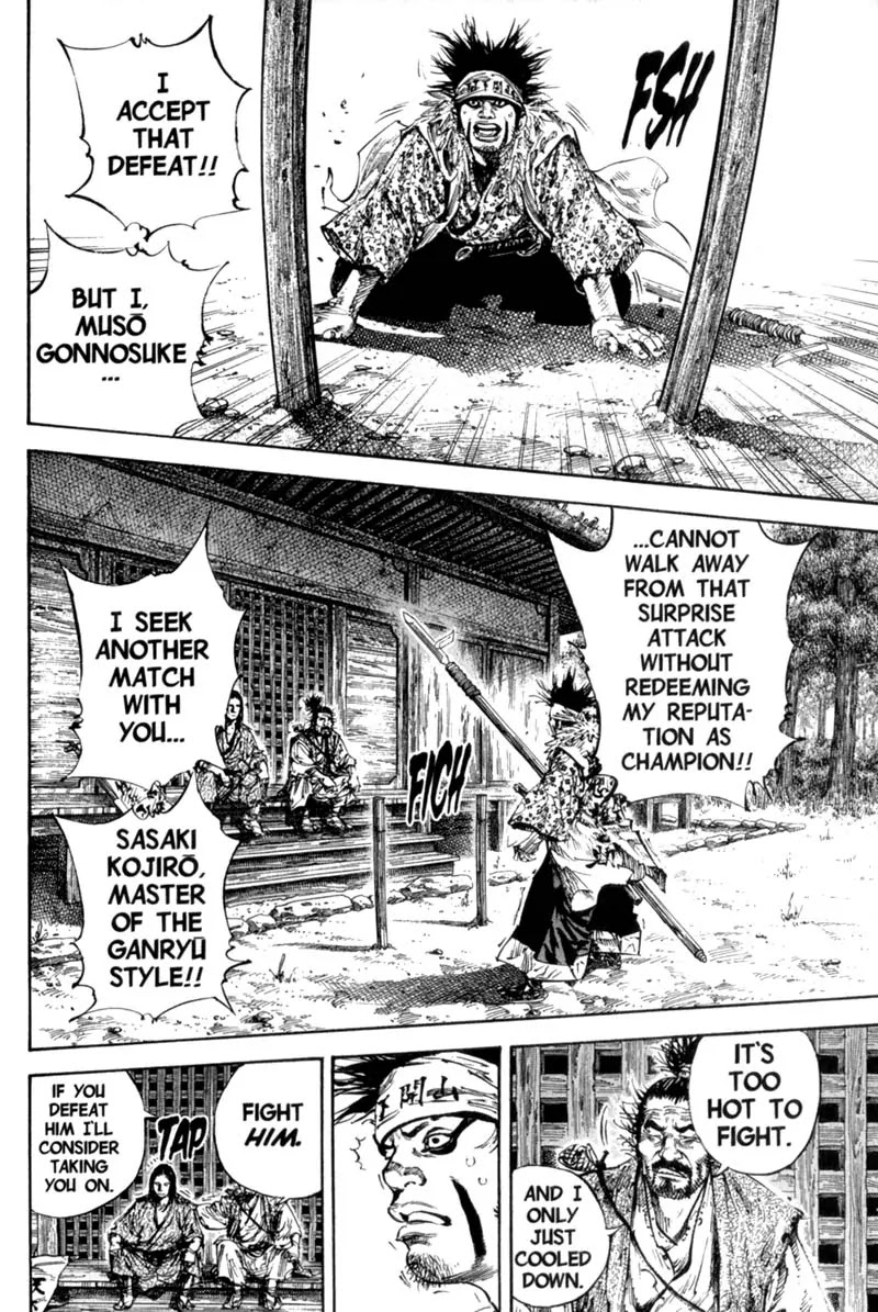 Vagabond manga, chapter 158, page 19 of 29