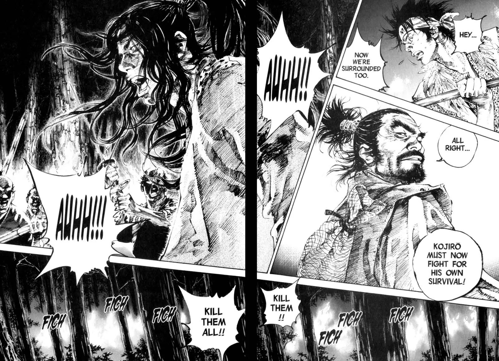 Vagabond manga, chapter 165, page 13 of 28