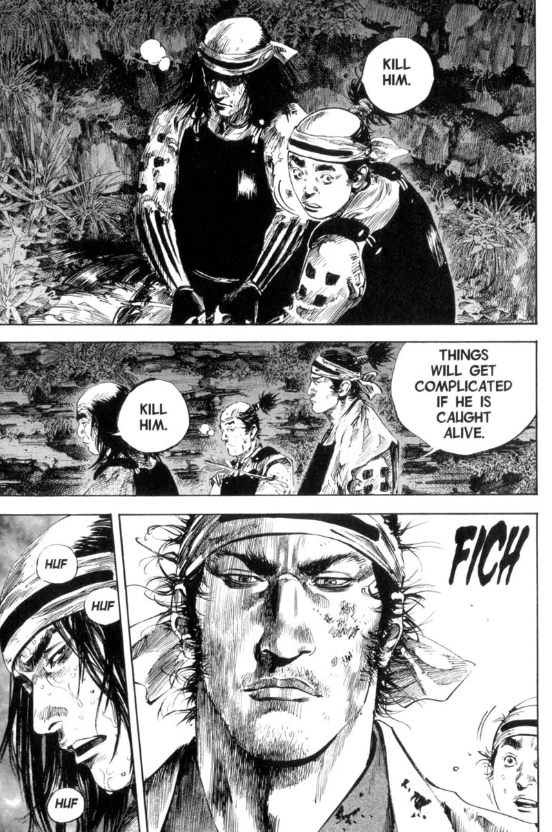 Vagabond manga, chapter 165, page 23 of 28