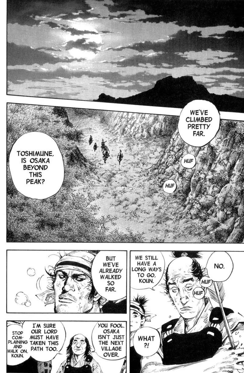 Vagabond manga, chapter 166, page 20 of 25