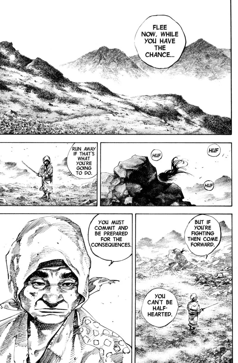 Vagabond manga, chapter 171, page 1 of 28