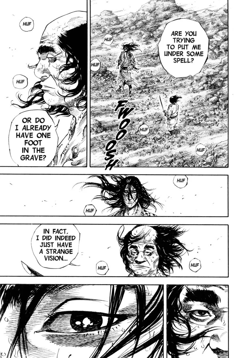 Vagabond manga, chapter 171, page 16 of 28
