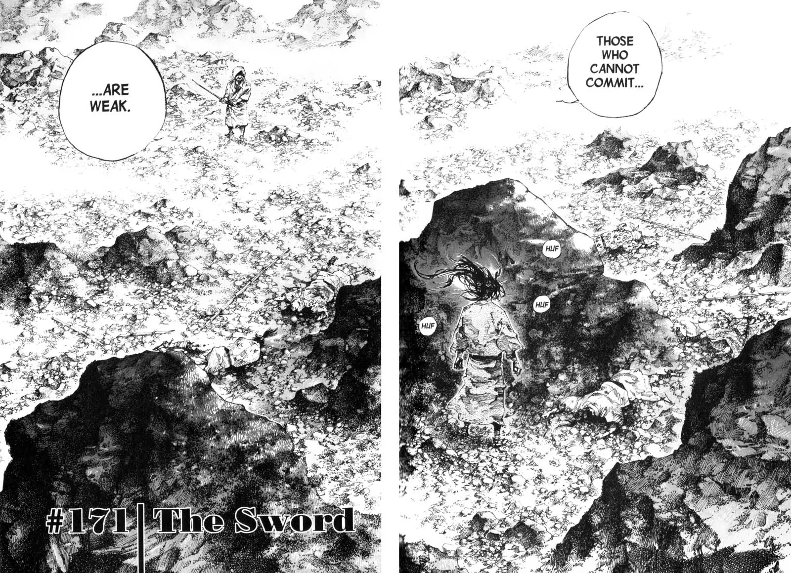 Vagabond manga, chapter 171, page 2 of 28