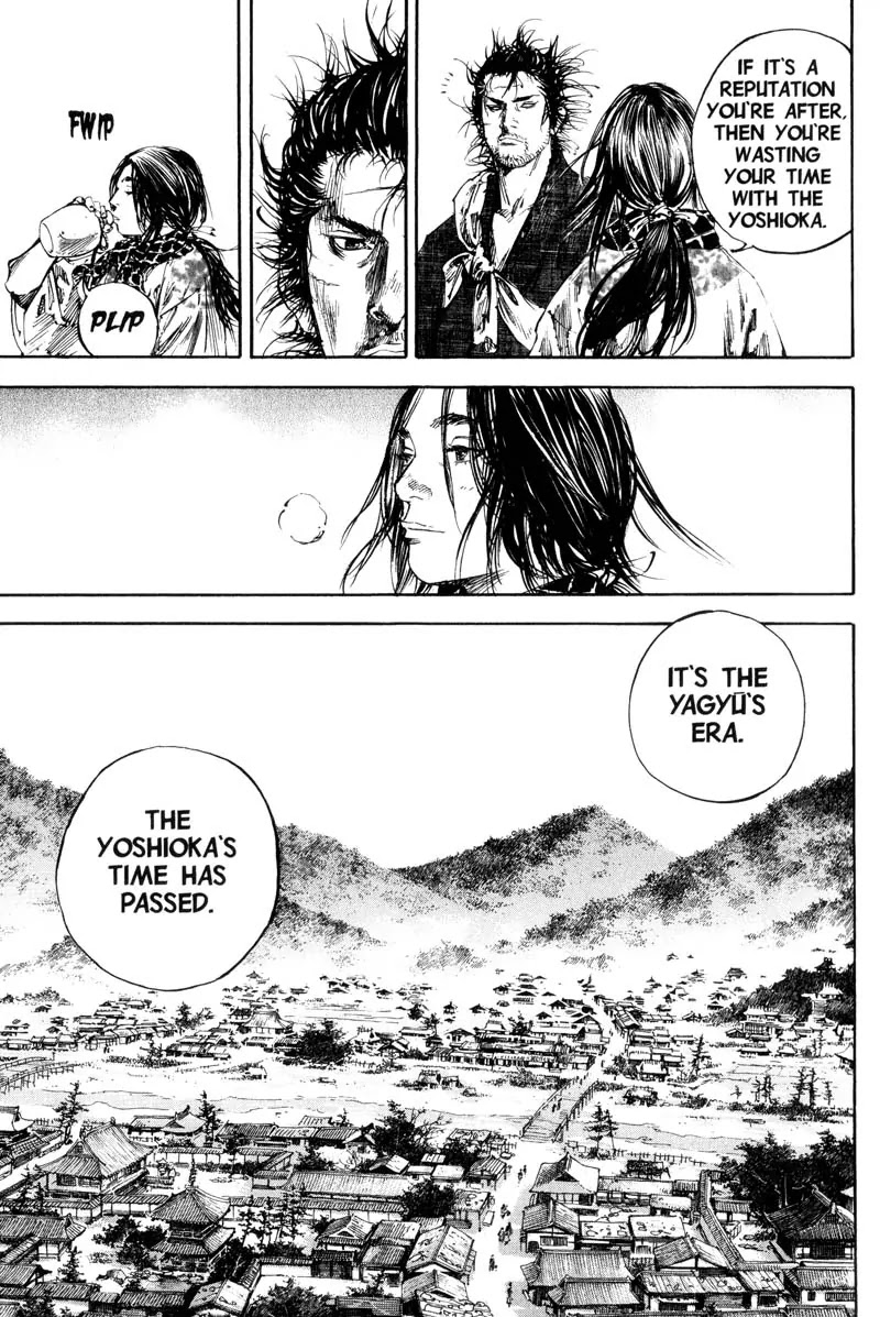 Vagabond manga, chapter 180, page 19 of 38