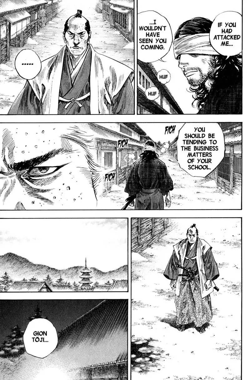 Vagabond manga, chapter 196, page 13 of 20
