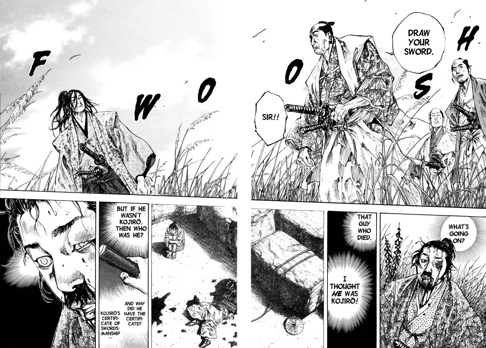 Vagabond manga, chapter 198, page 13 of 29