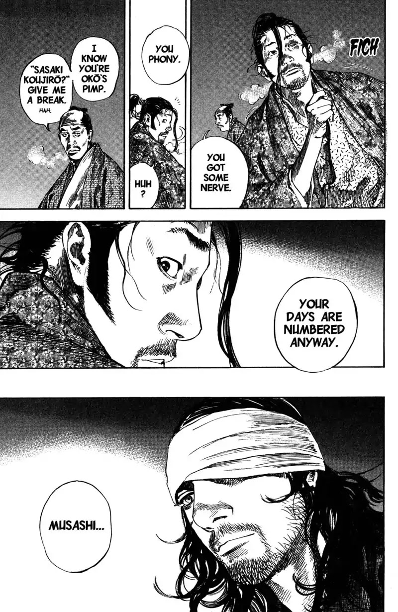 Vagabond manga, chapter 204, page 19 of 22