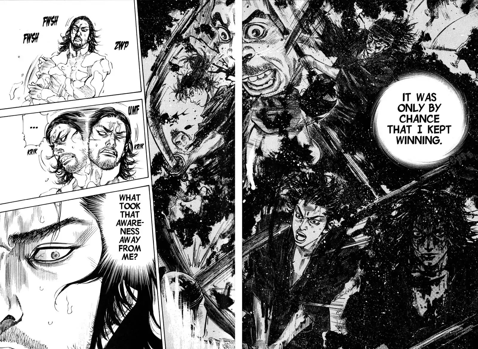 Vagabond manga, chapter 209, page 12 of 23