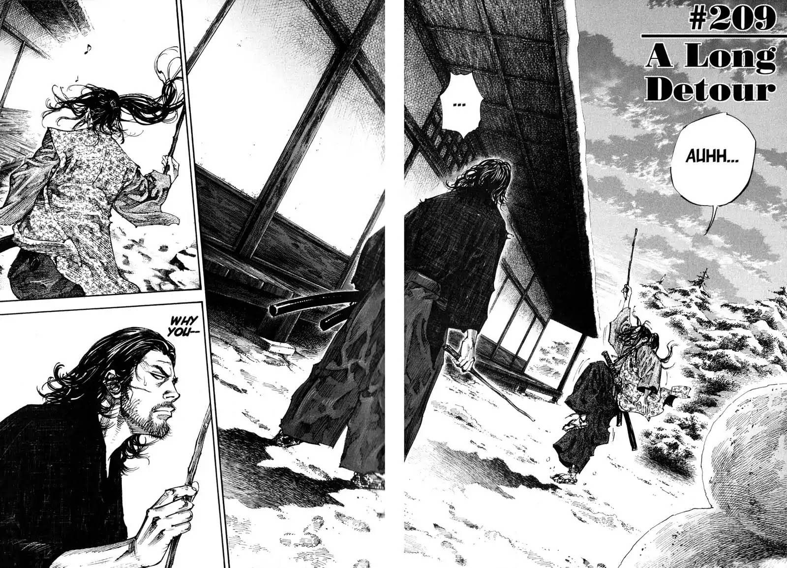 Vagabond manga, chapter 209, page 2 of 23