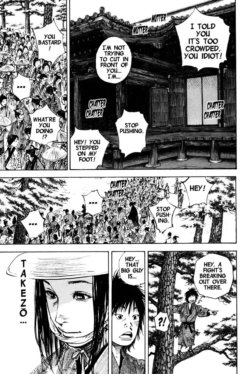 Vagabond manga, chapter 214, page 1 of 20