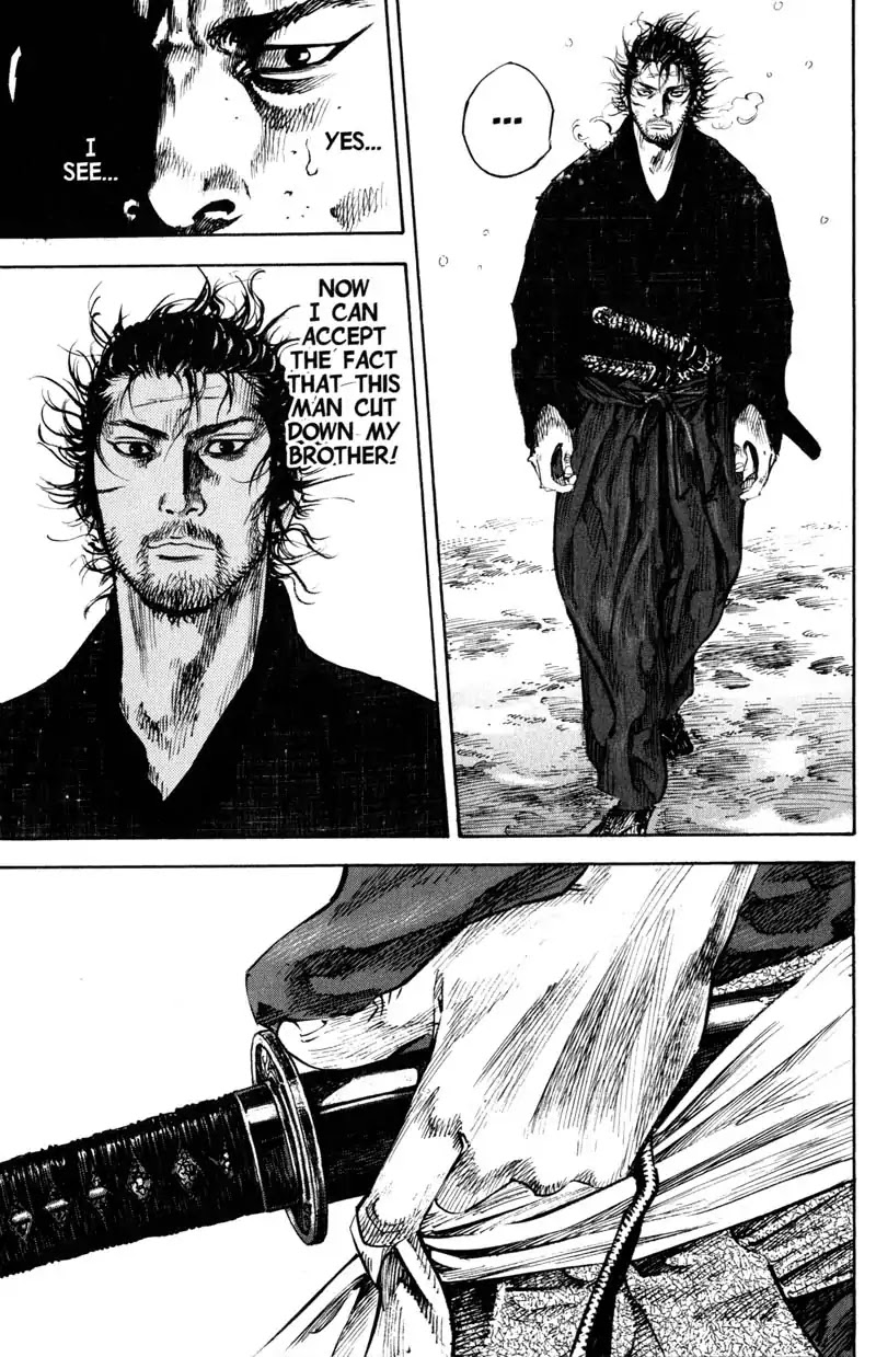 Vagabond manga, chapter 214, page 17 of 20