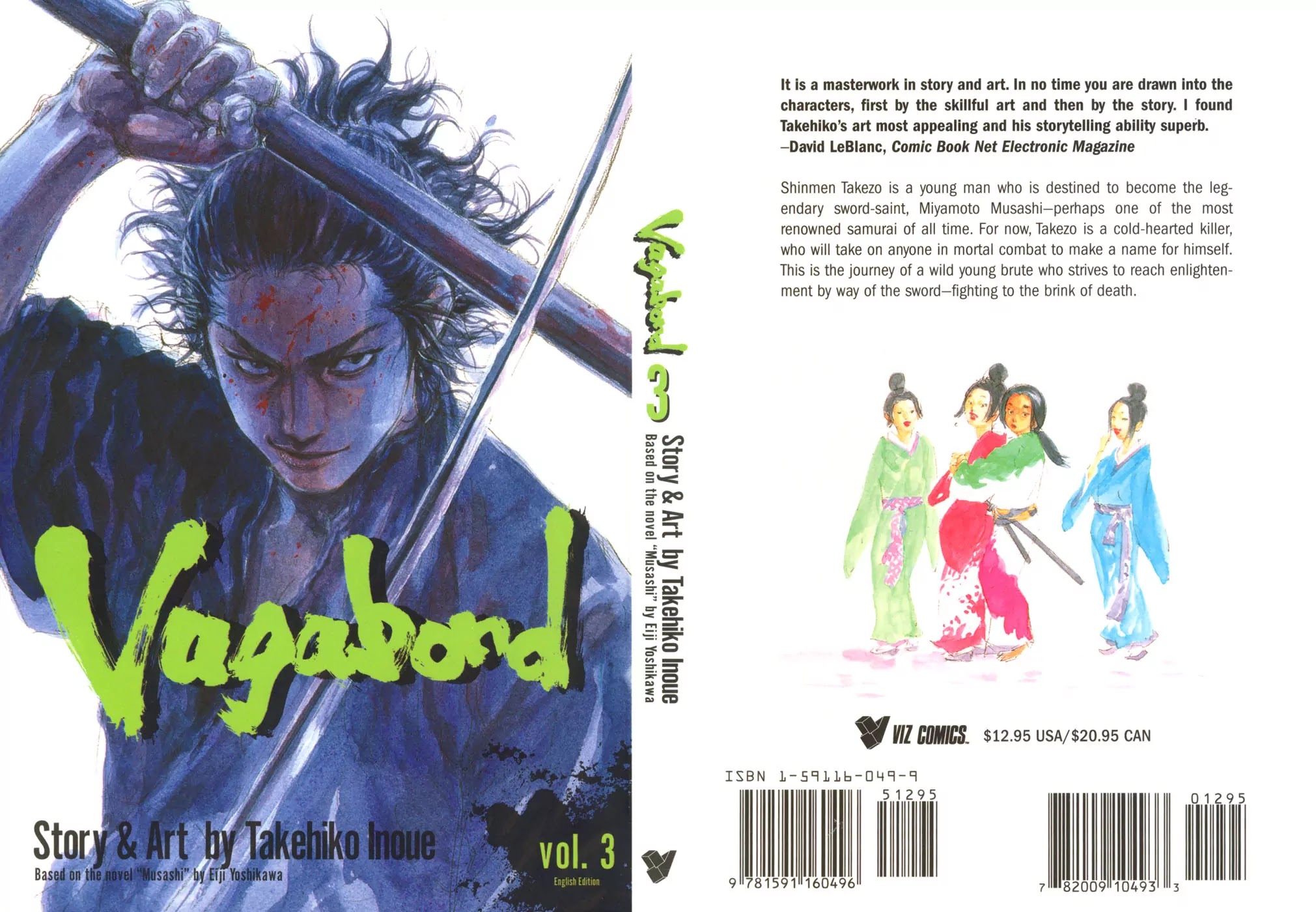 Vagabond manga, chapter 22, page 1 of 21