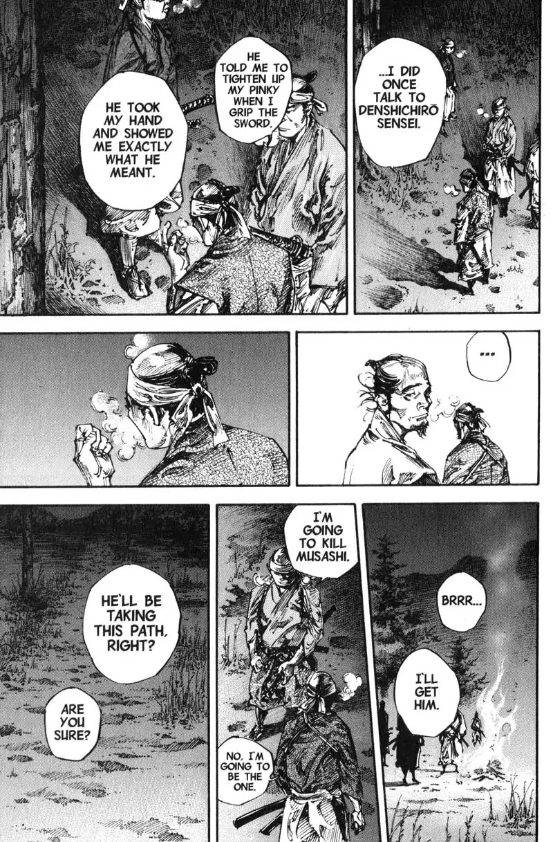 Vagabond manga, chapter 225, page 16 of 28