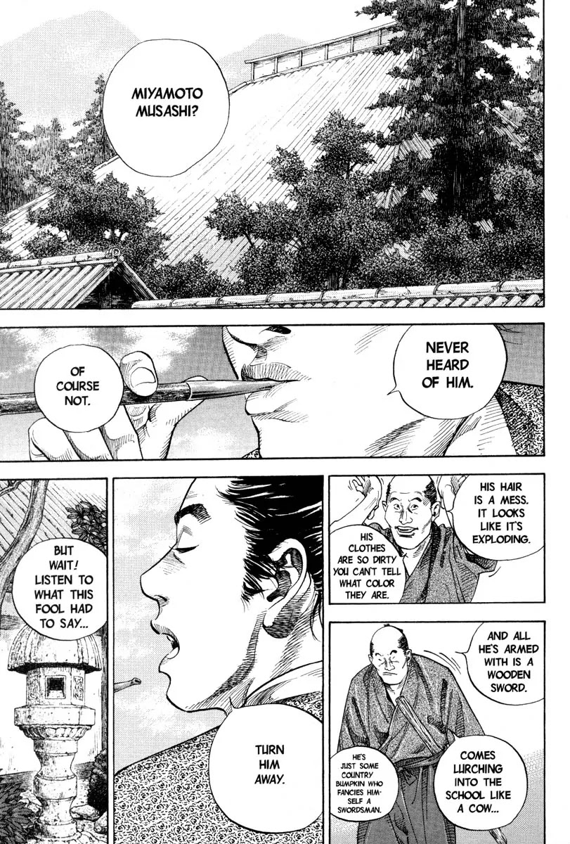 Vagabond manga, chapter 23, page 1 of 20