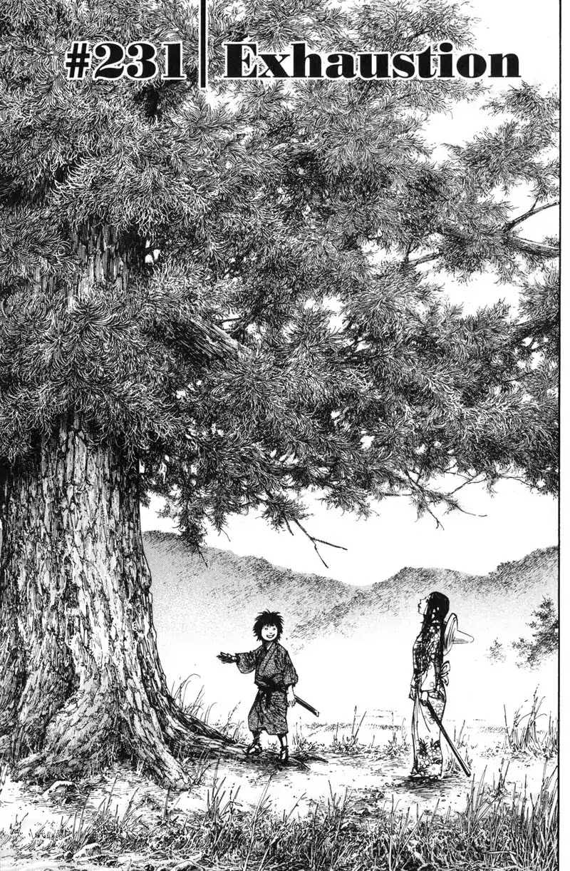 Vagabond manga, chapter 231, page 1 of 19