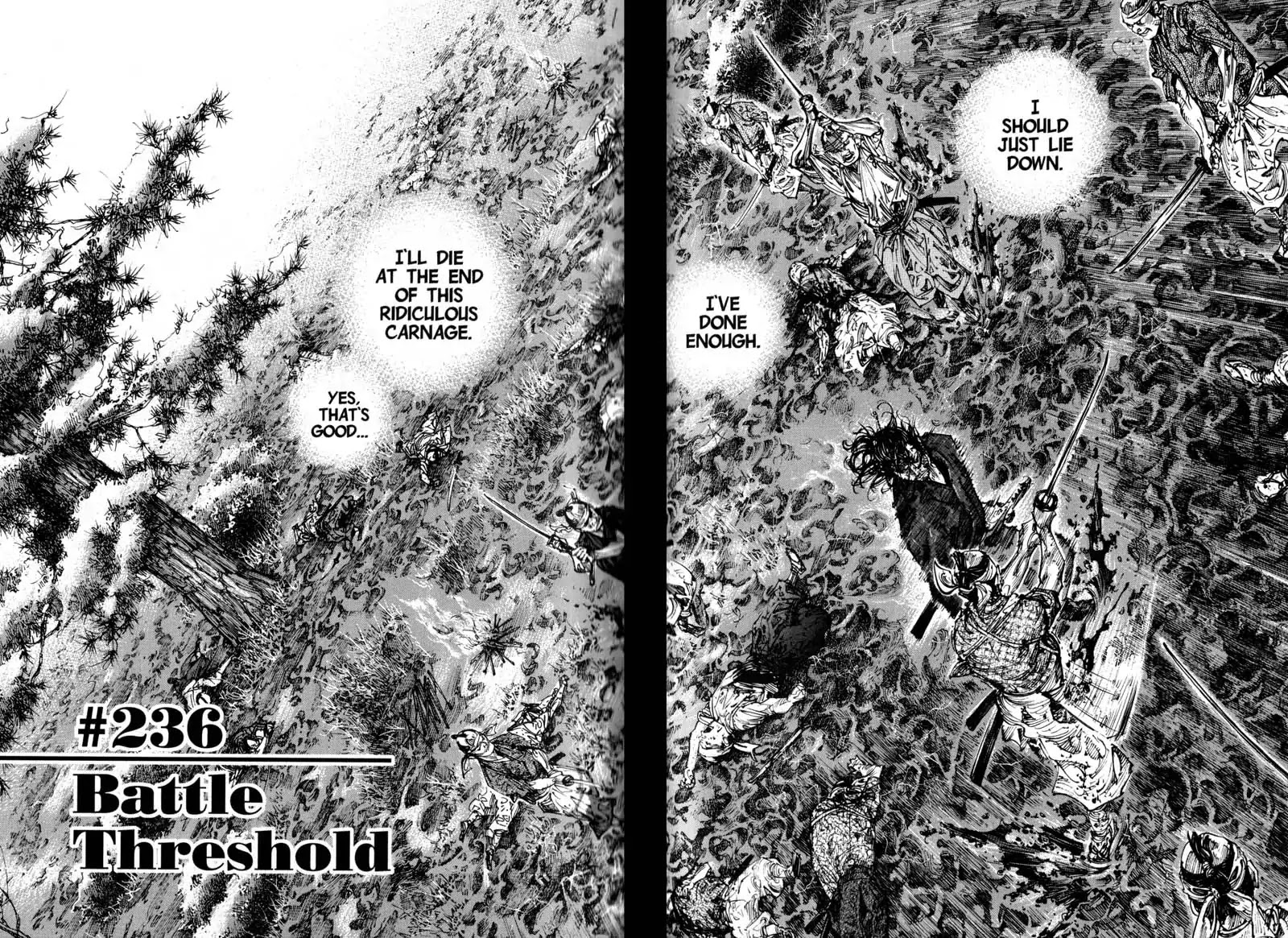 Vagabond manga, chapter 236, page 2 of 20