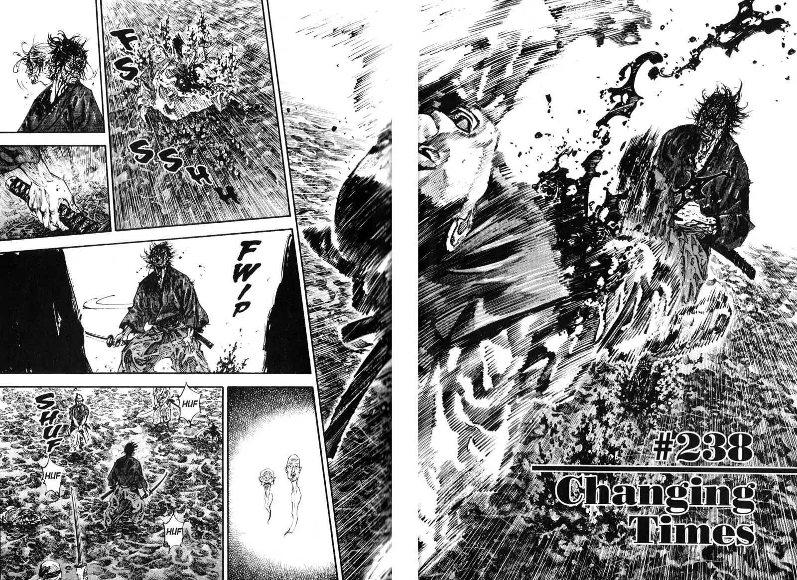 Vagabond manga, chapter 238, page 2 of 20