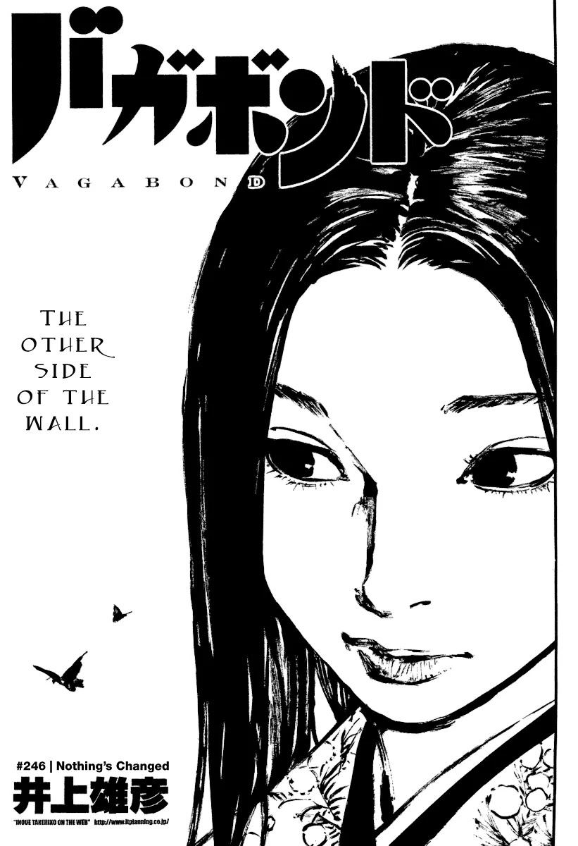 Vagabond manga, chapter 246, page 1 of 17