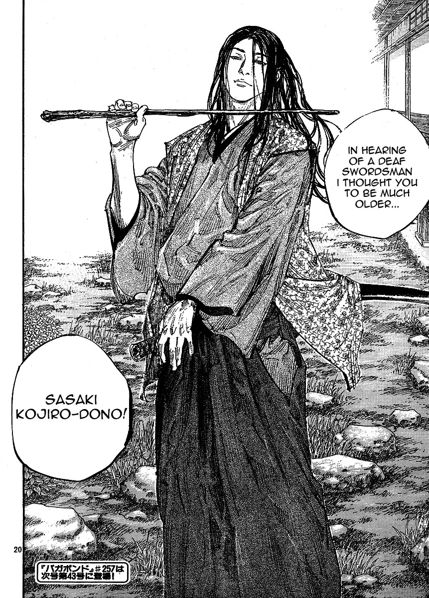Vagabond manga, chapter 256, page 19 of 20