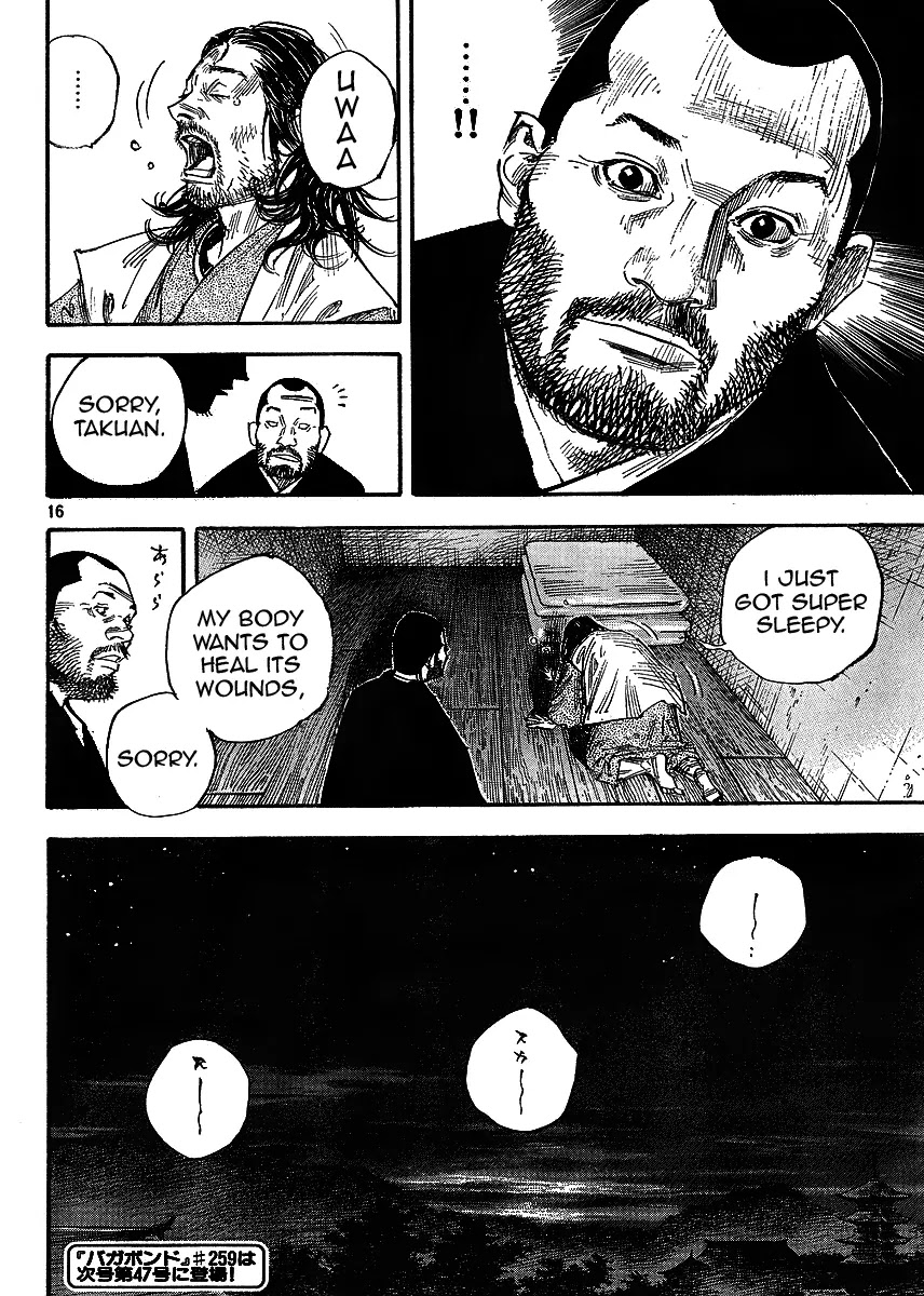 Vagabond Chapter 258 page 16 - Chapter 258: The Glowing Light in the Depths