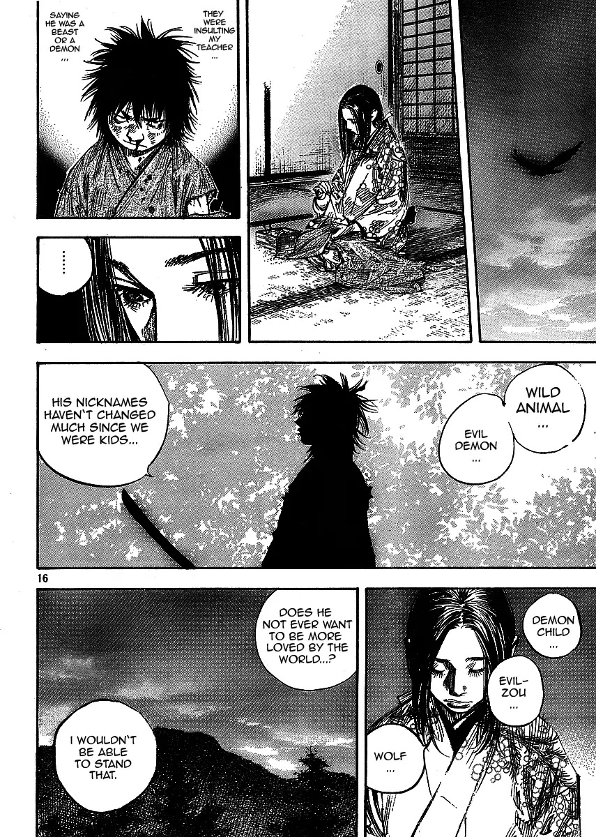 Vagabond manga, chapter 259, page 16 of 21
