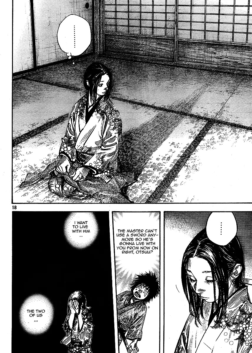 Vagabond manga, chapter 259, page 18 of 21