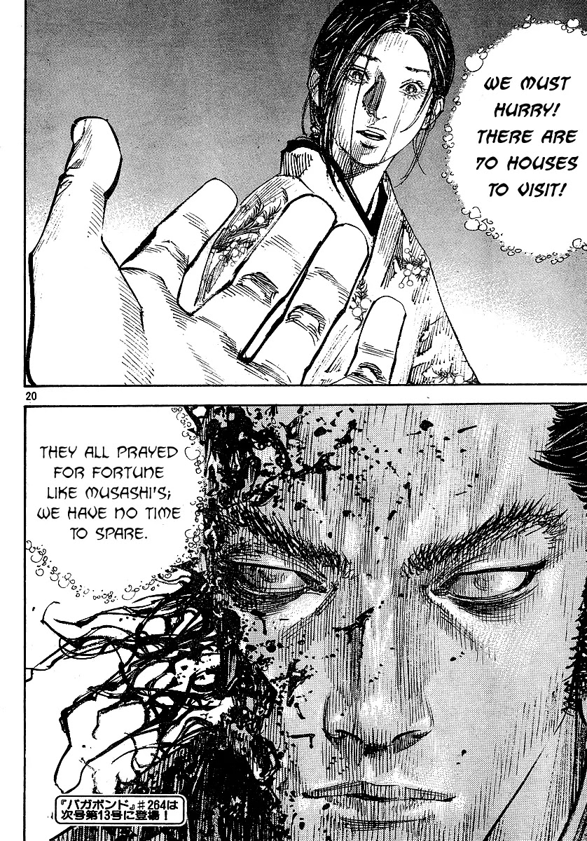 Vagabond manga, chapter 263, page 19 of 20