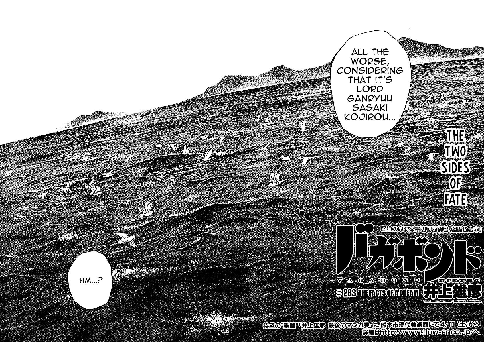 Vagabond manga, chapter 263, page 2 of 20