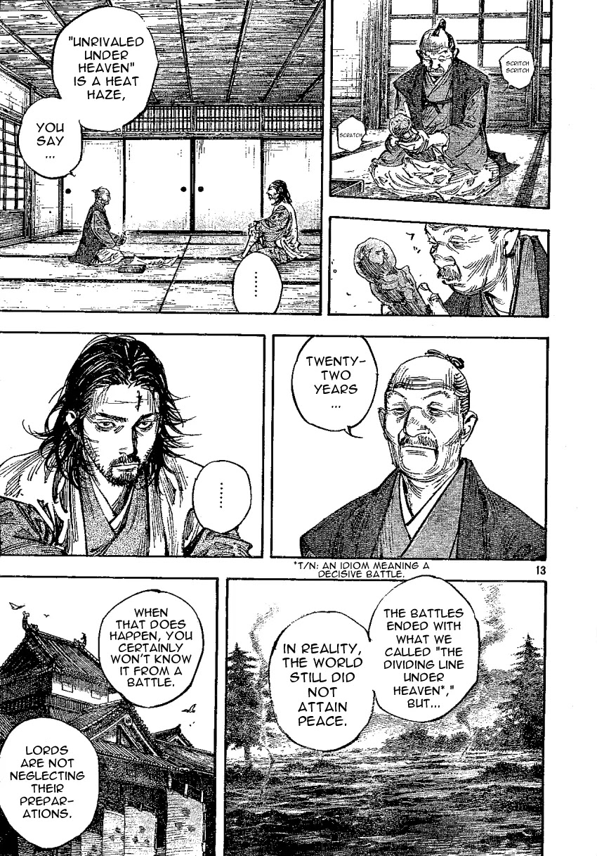 Vagabond manga, chapter 267, page 13 of 21