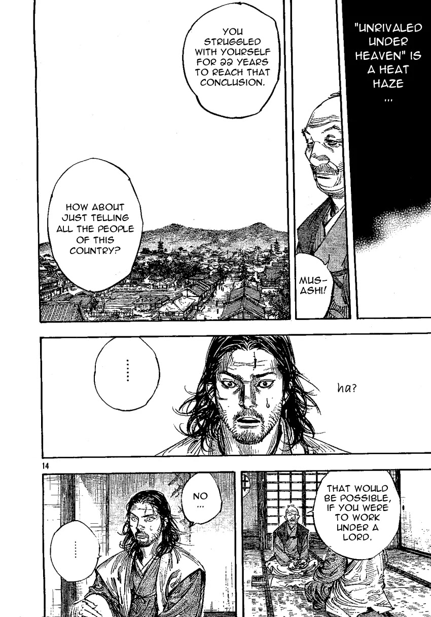 Vagabond manga, chapter 267, page 14 of 21