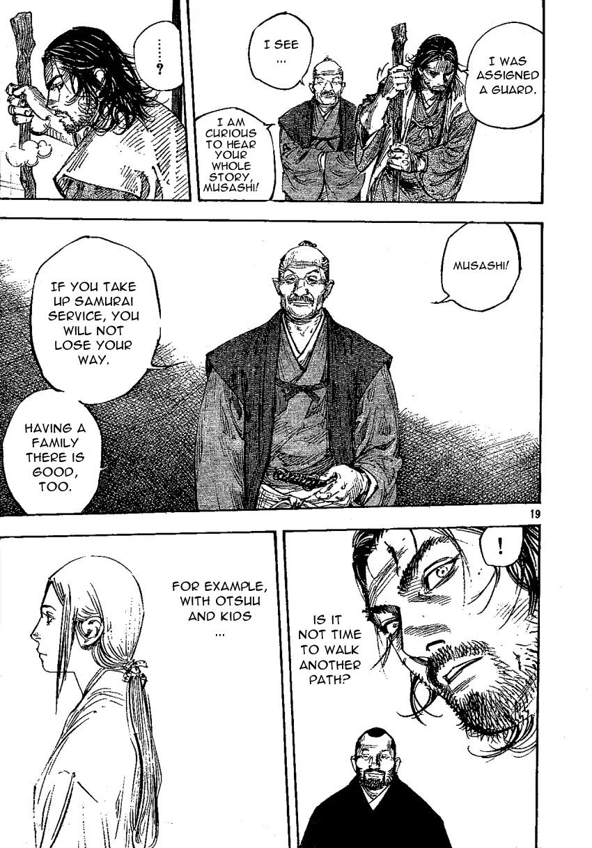 Vagabond manga, chapter 267, page 19 of 21