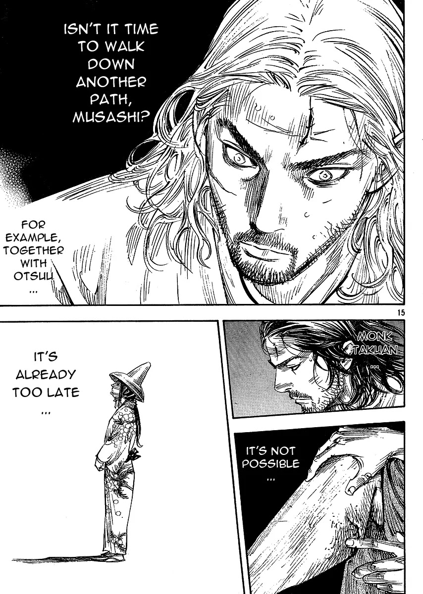 Vagabond manga, chapter 268, page 15 of 20