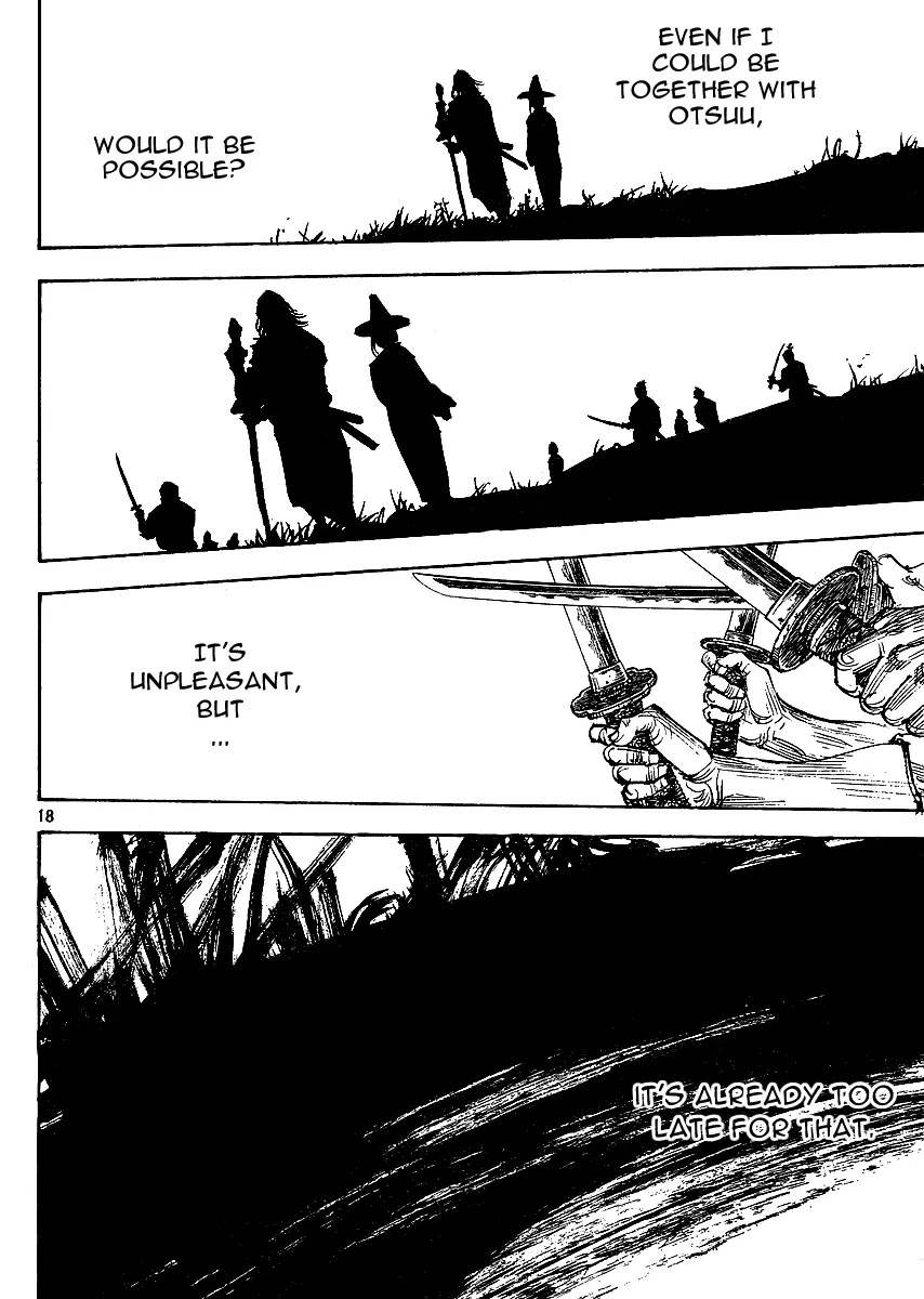Vagabond manga, chapter 268, page 17 of 20