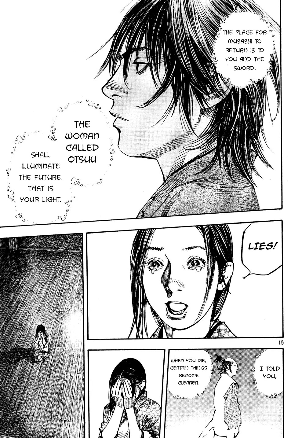 Vagabond manga, chapter 269, page 13 of 19