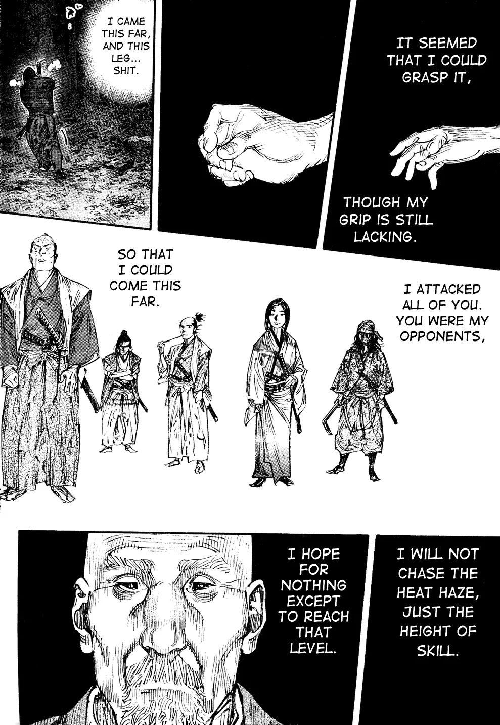 Vagabond manga, chapter 269, page 16 of 19