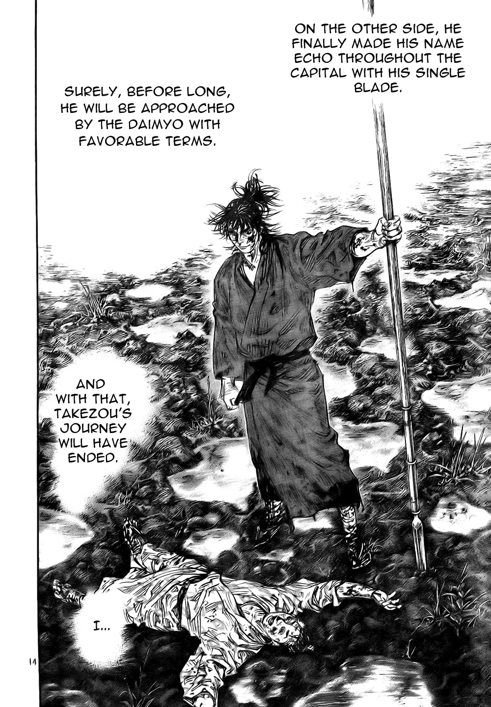 Vagabond manga, chapter 272, page 14 of 21