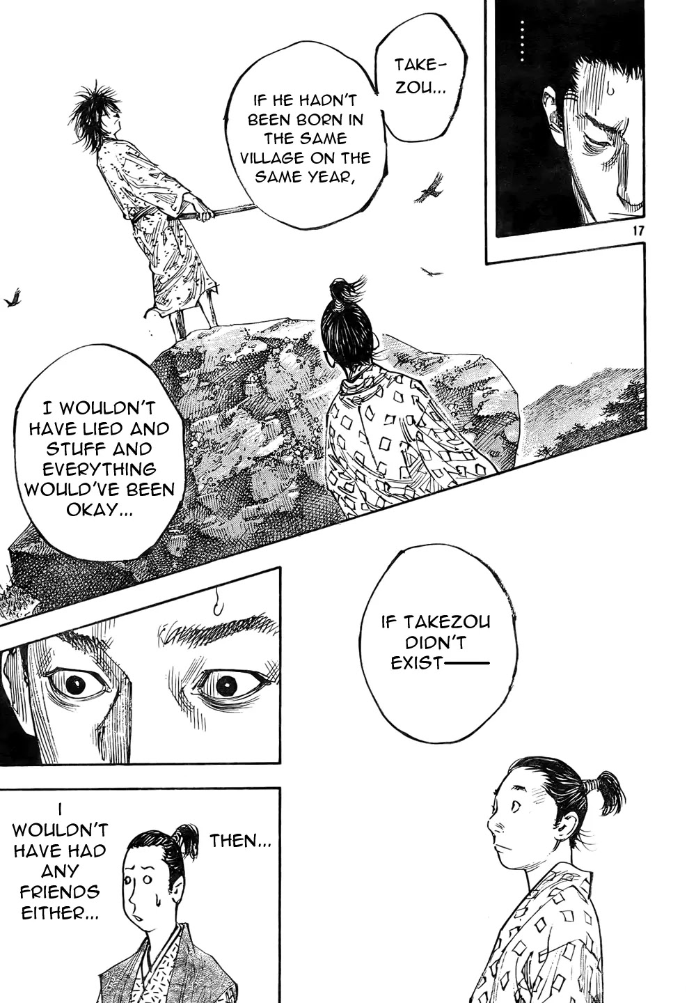 Vagabond manga, chapter 272, page 17 of 21