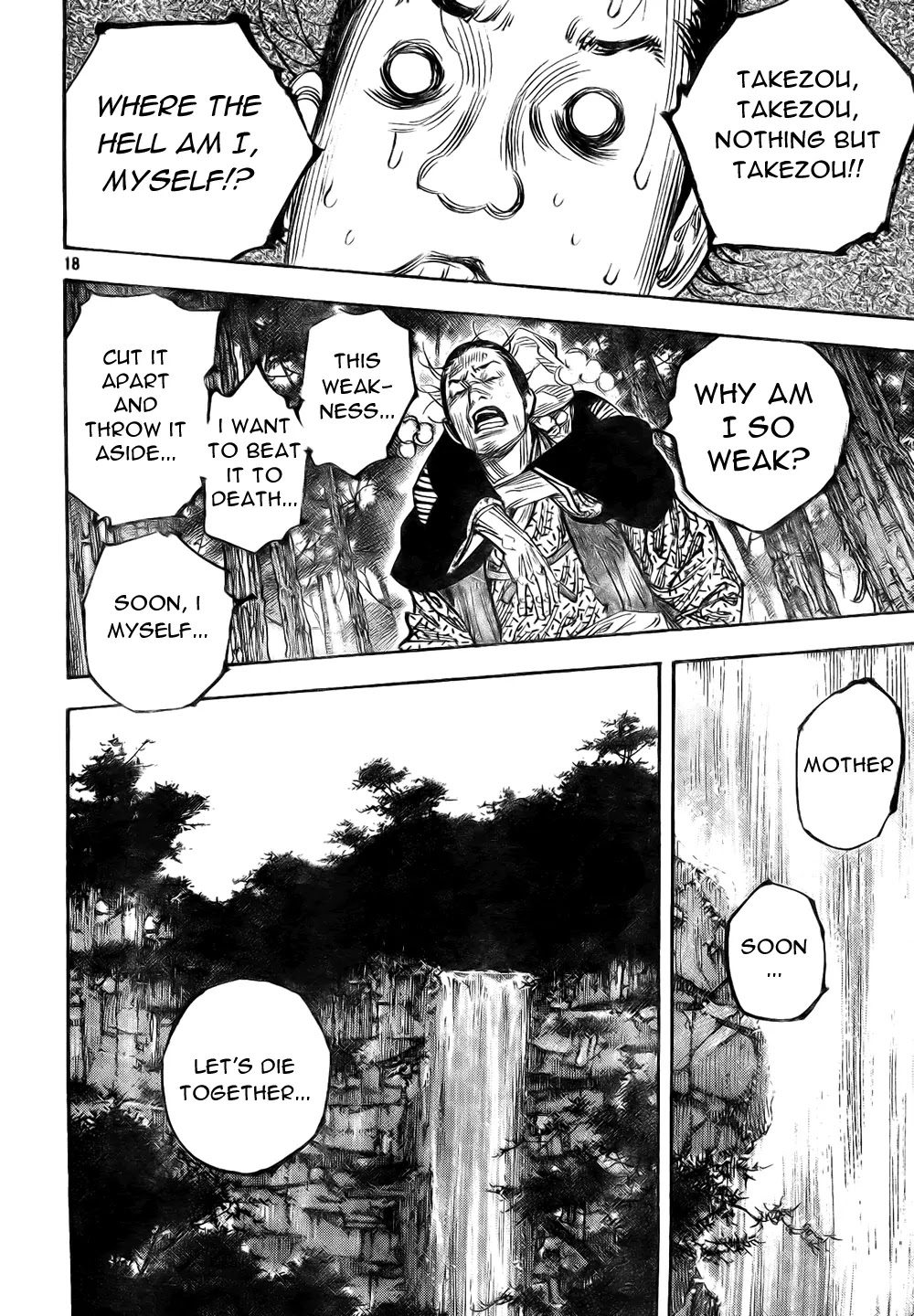 Vagabond manga, chapter 272, page 18 of 21